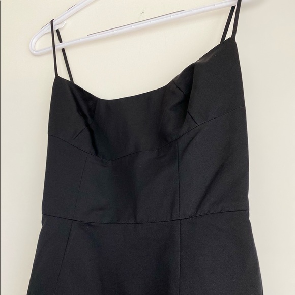 MOSCHINO Black Wool and Silk Mini Dress - Picture 6 of 7